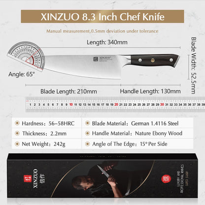 German Steel Pro Series Chefs Knife